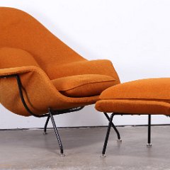 Womb chair online orange